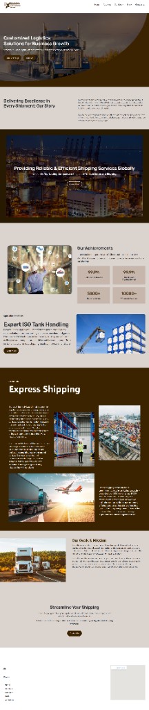 Express Shipping website