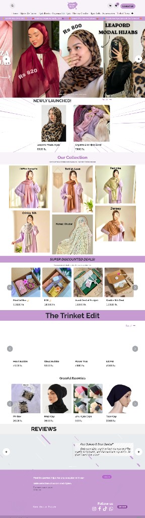 Purple Store website